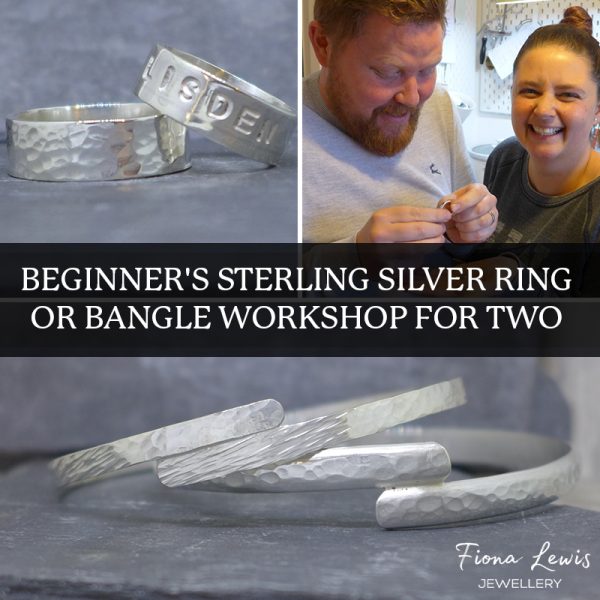 Beginner's Sterling Silver Ring Or Bangle Workshop For Two